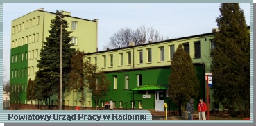Zdjęcie przedstawia budynek Powiatowego Urzędu Pracy w Radomiu
